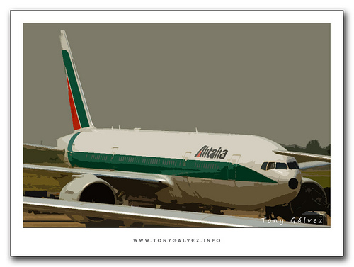 nueva Alitalia volando